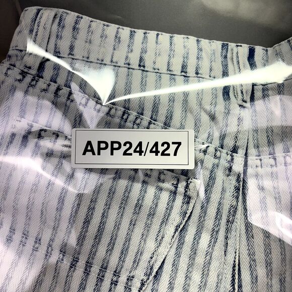 Faherty Shorts Topsail Striped‎ Denim Size 28 Indigo Dyed - Picture 9 of 9